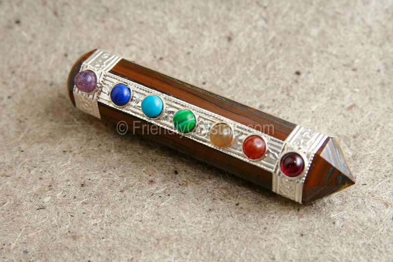 Chakra Wand Tiger Eye Massage