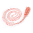 Rose Quartz Knotted Mala 6mm